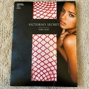 💄 Early 2000s Victoria's Secret Red Fishnets